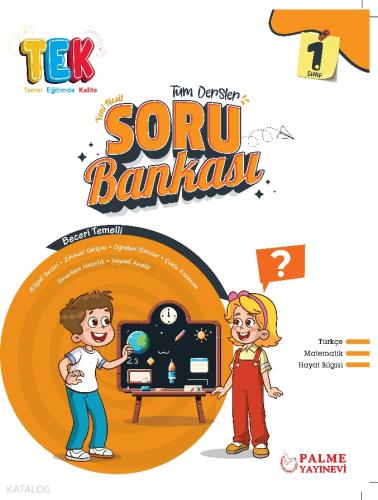 Palme Yayınları 1 Sınıf Tüm Dersler Soru Bankası