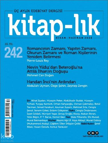 Kitap lık 242 Nisan Haziran 2026
