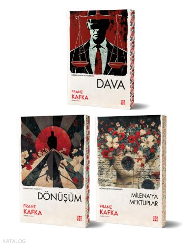 Franz Kafka 3 lü Set 3 Kitap Takım
