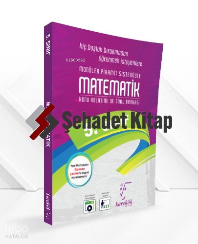 5 Sınıf Matematik MPS Modüler Piramit Sistemi Konu Anlatımlı Soru Bankası Karekök Yayınları