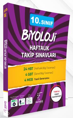 10 Sınıf Biyoloji Haftalık Takip Sınavları