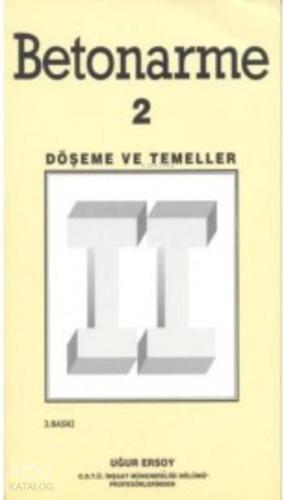 Betonarme 2 Döşeme ve Temeller