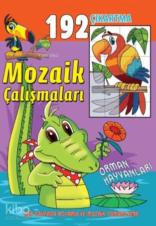 Mozaik Çalışmaları 192 Çıkartma Doğa Hayvanları