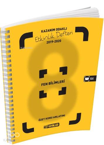 8 SINIF LGS FEN BİLİMLERİ ETKİNİK DEFTERİ HIZ YAYINLARI