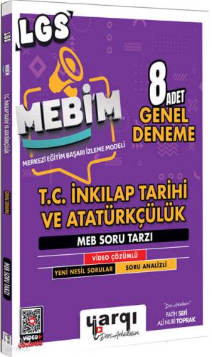 8 Sınıf LGS MEBİM T C İnkılap Tarihi ve Atatürkçülük 8 Adet Genel Deneme