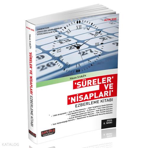 Süreler ve Nisapları Ezberleme Kitabı