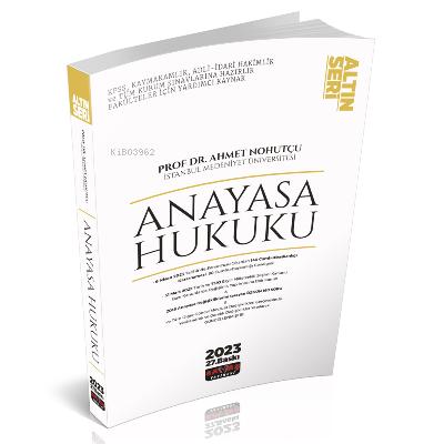 Anayasa Hukuku Konu Anlatımı