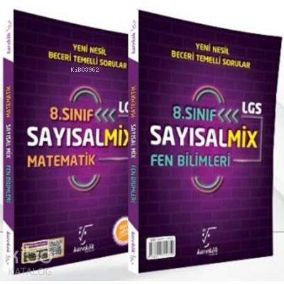 8 Sınıf LGS SayısalMix Matematik ve Fen Bilimleri