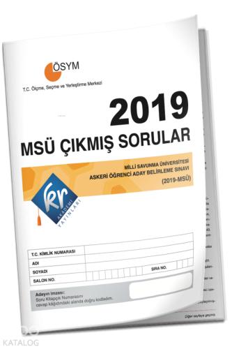 KR Akademi Yayınları MSÜ Çıkmış Sorular Tıpkı Basım Kitapçığı 100 Adetli Set