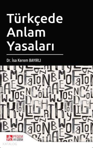 Türkçede Anlam Yasaları