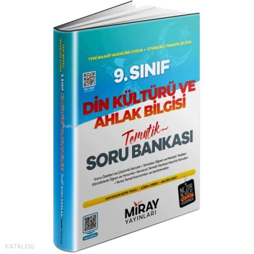 Miray Yayınları 10 Sınıf Din Kültürü ve Ahlak Bilgisi Tematik Soru Bankası