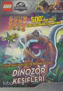 Lego Jurassic World Çıkartmalı Faaliyet ve Bulmaca Kitabı Dinozor Keşifleri