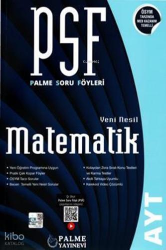 Palme Paf Yks Ayt Matematik Konu Kitabı Yeni