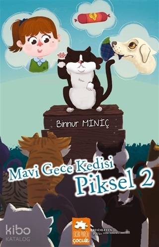 Mavi Gece Kedisi Piksel