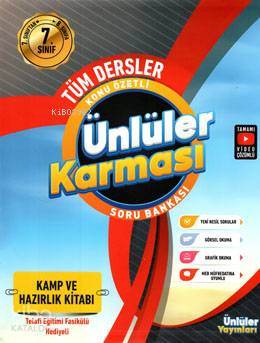 Ünlüler Karması 7 den 8 e Geçiş Tüm Dersler Kamp ve Hazırlık Kitabı