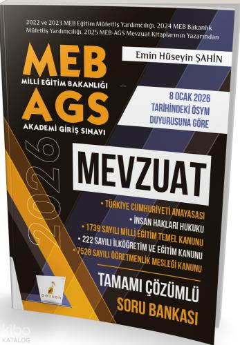 2026 MEB AGS Mevzuat Soru Bankası