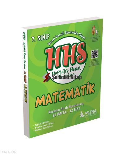 7 Sınıf Matematik Haftalık Hasat Soruları HHS