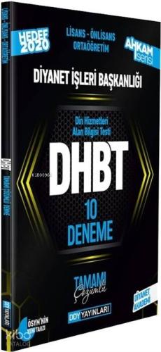2022 DHBT Ahkam Serisi Tüm Adaylar Konu Anlatımlı Hazırlık Kitabı Ddy Yayınları