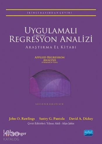 UYGULAMALI REGRESYON ANALİZİ Applied Regression Analysis