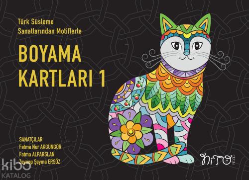 Türk Süsleme Sanatlarından Motiflerle Boyama Kartları 1