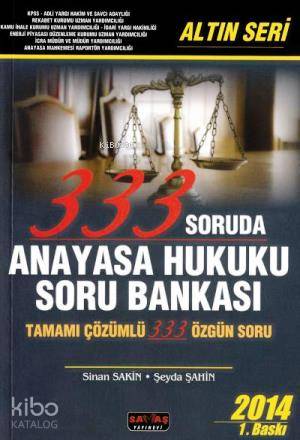 333 Soruda Anayasa Hukuku Soru Bankası