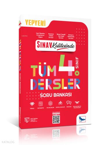 Sınav Yayınları 2024 Sınav Kalitesinde 4 Sınıf Tüm Dersler Soru Bankası