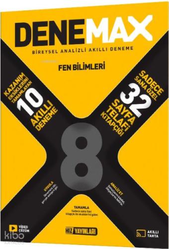 Denemax 8 Sınıf Fen Bilimleri 10 lu Akıllı Deneme