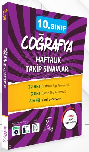10 Sınıf Coğrafya Haftalık Takip Sınavları
