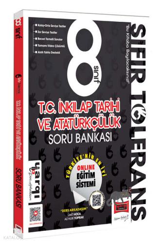 8 Sınıf Ders Arkadaşım Sıfır Tolerans T C İnkılap Tarihi ve Atatürkçülük Soru Bankası