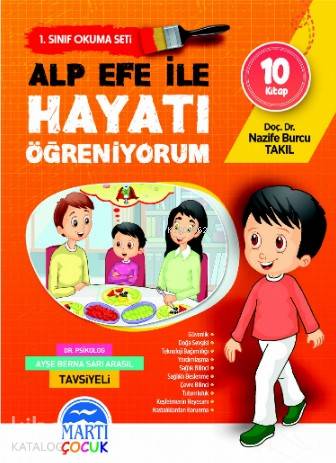 Alp Efe ile Hayatı Öğreniyorum 1 Sınıf Okuma Seti 10 Kitap Takım