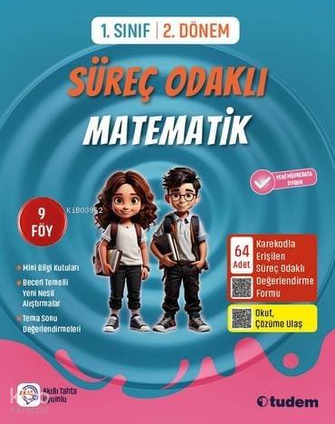 Tudem 1 Sınıf 2 Dönem Süreç Odaklı Matematik