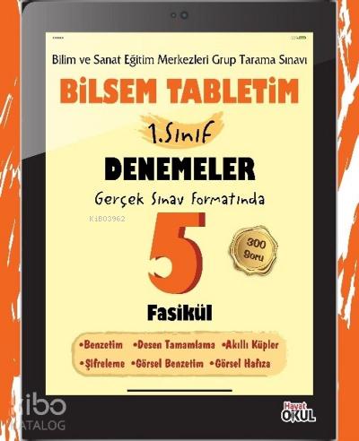 Bilsem Tabletim 1 Sınıf Denemeler 5 Fasikül