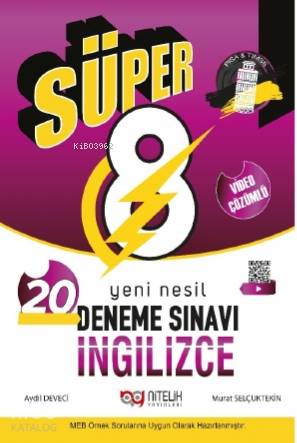 8 Sınıf İngilizce Süper Yeni Nesil 20 Deneme Sınavı
