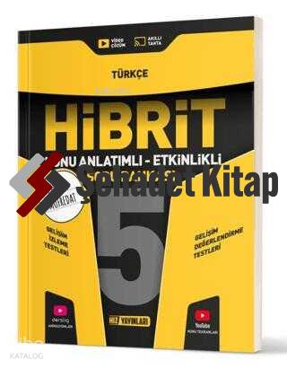 5 Sınıf Hibrit Türkçe Soru Bankası