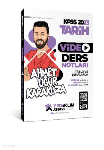 2023 KPSS Atölye Serisi Tarih Video Ders Notları Y