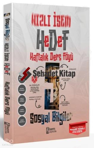 Hızlı İsem Hedef 5 Sınıf Sosyal Bilgiler Haftalık Ders Föyü