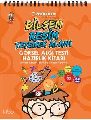 Zeki Çocuk Yayınları Bilsem Resim Yetenek Alanı Görsel Algı Testi Hazırlık Kitabı