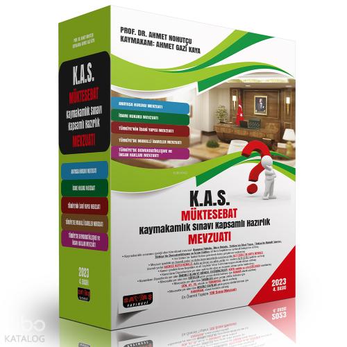 KAS Kaymakamlık Sınavı Test Soru Bankası Modüler Set