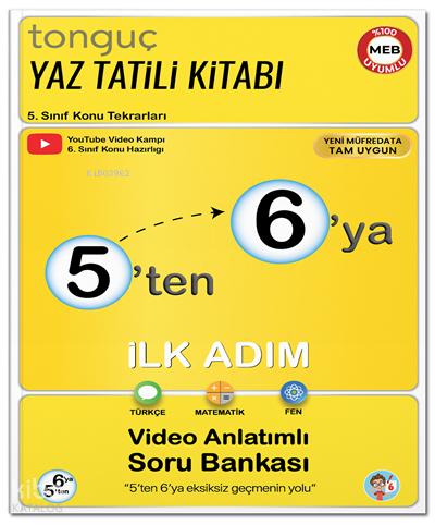 Tonguç Akademi 5 ten 6 ya Hazırlık Kitabı