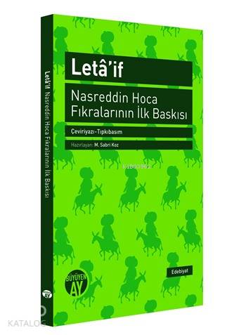 Letâ if Nasreddin Hoca Fıkralarının İlk Baskısı