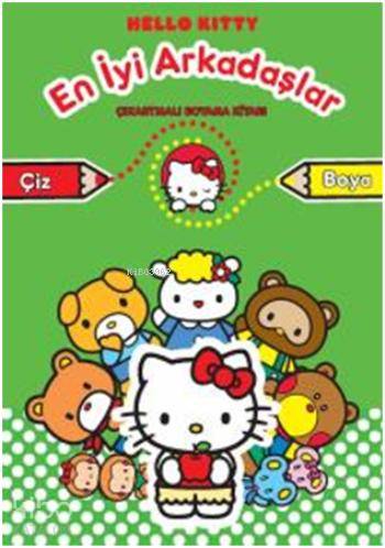 Hello Kitty En İyi Arkadaşlar Çıkartmalı Boyama