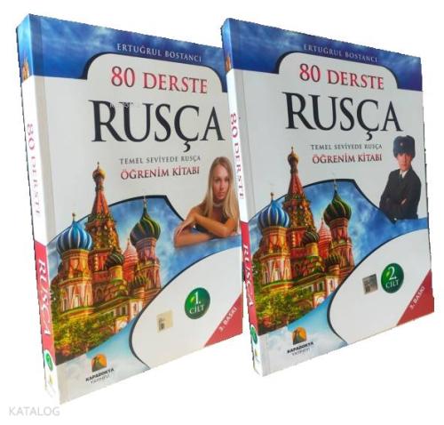 80 Derste Rusça Başlangıç ve Orta Seviye Öğrenim Kitabı