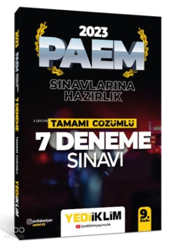 Yediiklim Yayınları 2025 PAEM Komiser Yardımcılığı ve Rütbe Terfi Sınavlarına Hazırlık Modüler Set Tamamı Çözümlü Soru Bankası 3 Modül