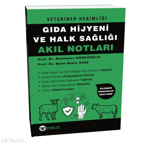Veteriner Hekimliği Gıda Hijyeni ve Halk Sağlığı Akıl Notları