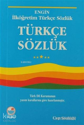 İlköğretim Türkçe Sözlük Cep Sözlüğü