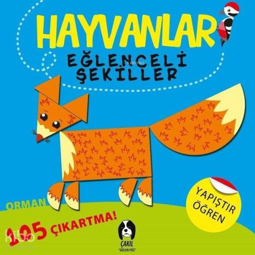 Hayvanlar Eğlenceli Şekiller 4 Kitaplık Set