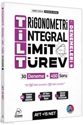 AYT TİLT Denemeleri Trigonometri İntegral Limit Türev 30 lu Deneme