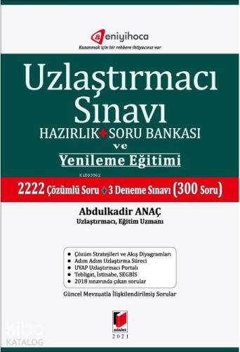 Uzlaştırmacı Sınavı Hazırlık Soru Bankası ve Yenileme Eğitimi