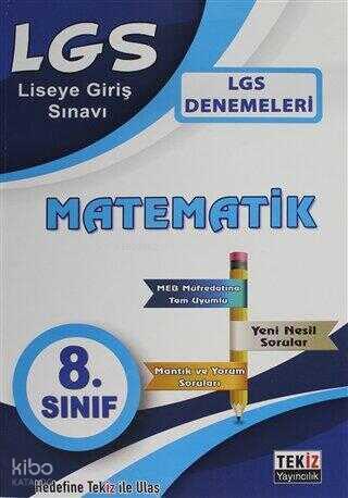 Tekiz Yayıncılık LGS Matematik Demesi 8 Sınıf
