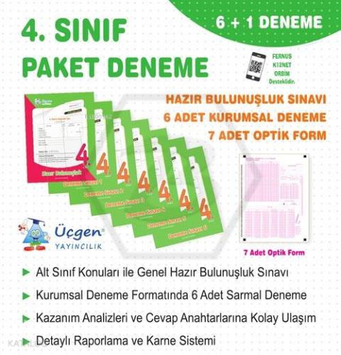 4 SINIF PAKET DENEME 6 1 ÜÇGEN